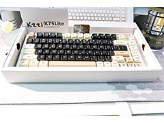 高性价比的复古匠心之作 珂芝K75 Lite三模机械键盘发布