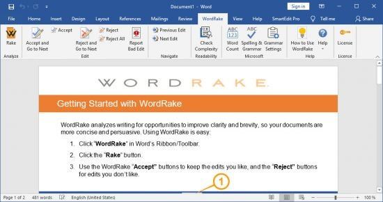 WordRake for Word(Word样式编辑器增强插件) v4.3.00226.02 中文免费版 附图文教程