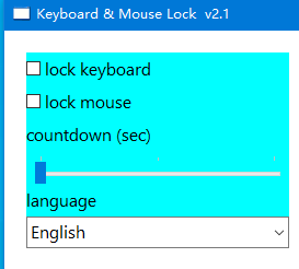 KML键盘鼠标锁 v0.0.2.2 免费绿色版