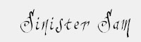 Sinister Sam英文书法字体