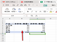 WPS如何设置数据透视表以表格形式显示 WPS设置数据透视表以表格形式显示方法