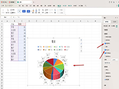 WPS表格如何制作三维饼图 WPS表格中制作三维饼图的方法