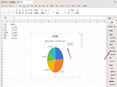 WPS饼图如何显示引导线 WPS饼图中显示引导线的方法