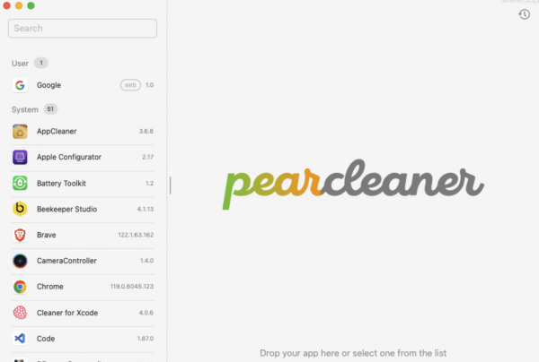 Pearcleaner for Mac系统优化清理软件 v3.8.6 苹果电脑版