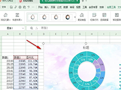 WPS如何将数据转换为圆环图图表 WPS将数据转换为圆环图图表的方