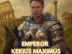 马斯克X改名为Kekius Maximus并换头像！Meme币KEKIUS飙暴涨、$gork熄火回调