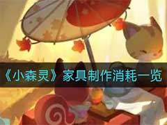 小森灵制作家具消耗什么？家具制作消耗介绍
