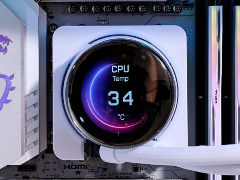 电脑硬件新宠! 微星MPG CORELIQUID P13 WHITE冰曜一体水冷散热器