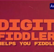 数字时间百分比滚动动画AE插件AEscripts Digit Fiddler v1.4.0 汉化免费版