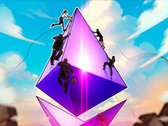 以太坊（ETH）L1交易量达到每天220万笔；每笔交易成本约为17美分