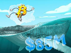 萨托希时代的大鲸鱼13年后转移了8500万美元比特币（BTC）