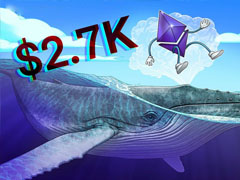 以太币（ETH）巨鲸逢低买入，但累积者能否阻止其跌至2700美