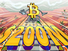 比特币（BTC）价格预测呈新跌势，加密货币市场现超2亿美元抛售潮