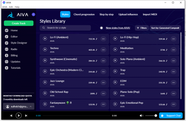 AIVA(AI音乐生成助手)V2.4.2.1 苹果电脑版