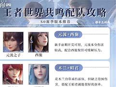 王者荣耀世界怎么配队 共鸣配队推荐