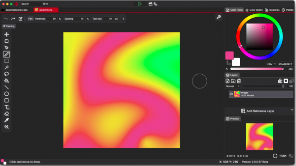 PixiEditor开源2D图形编辑软件 v2.0.1.20 安装版