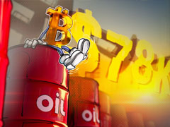 比特币（BTC）在7.8万美元处“停滞不前”，原油异动威胁风险资产新紧缩