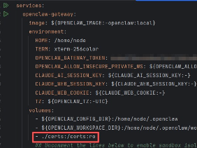 docker部署openclaw遇到的一些踩坑记录