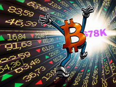 比特币（BTC）冲高7.8万美元后现“超买”信号，市场警惕深度回调