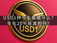 USD1持币生息是什么?年化20%是真的吗?