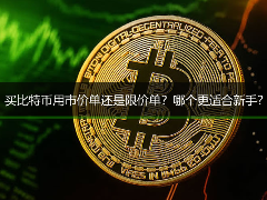买比特币用市价单还是限价单？哪个更适合新手？