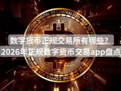 数字货币正规交易所有哪些？2026年正规数字货币交易app盘点