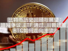 比特币历史回顾与展望：暗网争议、ETF通过、川普政策，BTC如何走向主流