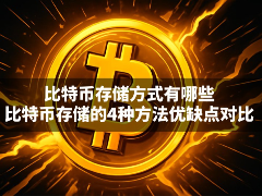 比特币存储方式有哪些?比特币存储的4种方法(交易所/热钱包/冷钱包/托管