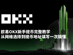 欧易OKX新手提币完整教学:从网络选择到提币地址填写一次搞懂