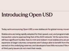 Circle股价一天蒸发16%，140家公司联手发布的Open USD是什么？