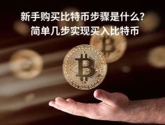 新手购买比特币步骤是什么？简单几步实现买入比特币