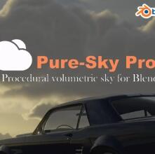 Market Pure-sky Pro(Blender天空生成丁达尔光效插件) V7.0.39 