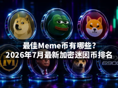 最佳Meme币有哪些?2026年7月最新加密迷因币排名