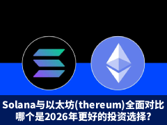 Solana与以太坊(thereum)全面对比:哪个是2026年更好的投资选择?