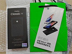 Onekey Classic 1S硬件钱包开箱指南+使用教程