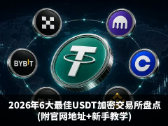 2026年6大最佳USDT加密交易所盘点(附官网地址+新手教学)