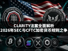 CLARITY法案(CLARITY Act)全面解析:2026年SEC与CFTC加密货币规则之争