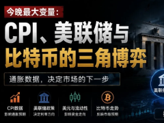 CPI、美联储与比特币的三角博弈:今晚真正决定币圈方向的是什么