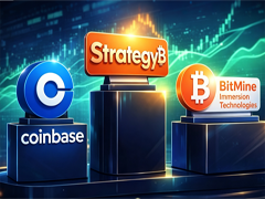 加密概念股行情观察：MSTR、COIN、BMNR收盘集体走弱，盘前小幅回暖
