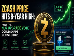 Zcash价格触及8年高点：NU7升级投票如何塑造ZEC的未来？