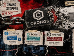 Cronos、Ontology和ICON三条公链相继停止出块,链上回滚也救不回被盗资