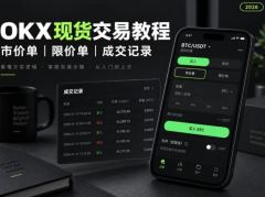 欧易OKX现货交易怎么操作?欧易现货交易市价单、限价单教程交易教程(2026)