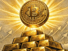 比特币黄金比例创2026年最高:1 BTC 能买18 盎司黄金