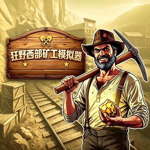 狂野西部矿工模拟器最新版(模拟经营游戏) Wild West Miner Simul