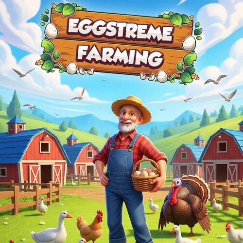农场捡鸡蛋模拟器最新版(模拟经营游戏)  Eggstreme Farming v1.9