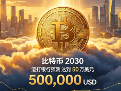 比特币未来五年价格预测:渣打预测2030年BTC定价50万美元能实现吗?