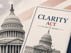 CLARITY Act距落地需凑齐60票，市场通过概率仅17%