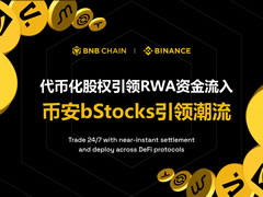 代币化股权引领RWA资金流入，币安bStocks引领潮流