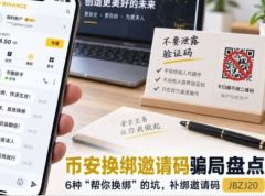 币安换绑邀请码骗局盘点：6种常见换绑骗局与补绑币安邀请码JBZJ20