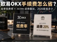 2026欧易OKX手续费减免指南：挂单低费率+JBZJ999返佣叠加